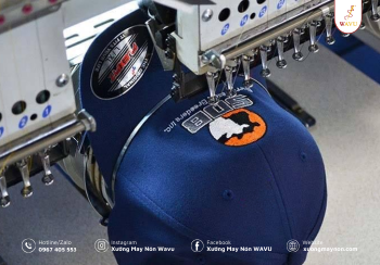 2 quy cách thêu nón thông dụng