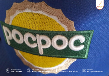 Logo thêu nổi (thêu 3D)