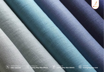 Một số loại vải thông dụng may nón