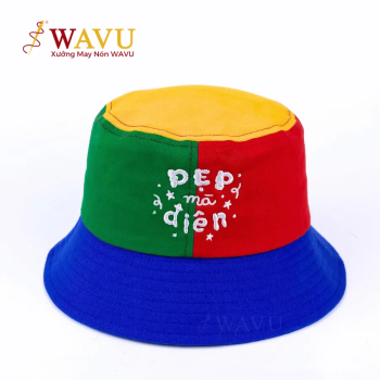 Nón Bucket 4 Màu Thêu “Đẹp Mà Điên” – Nón Thời Trang Local Brand