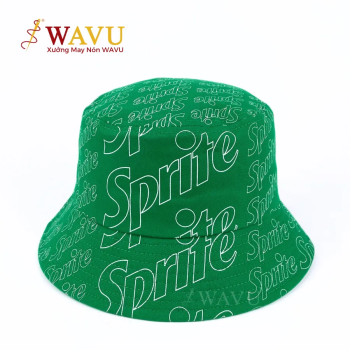 Nón Bucket In Logo Sprite – Mũ Thời Trang Xanh Lá Năng Động