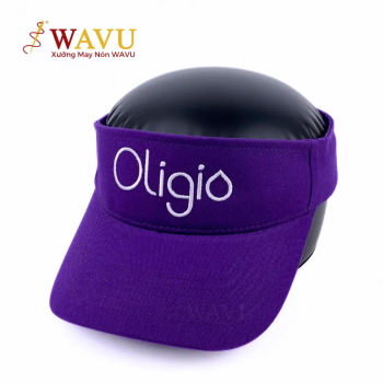 Nón Lưỡi Trai Nửa Đầu Tím Thương Hiệu – Thêu Logo Oligio