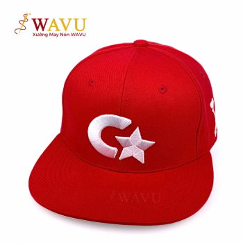 Nón Snapback Đỏ Thêu Logo – Mũ Thời Trang Local Brand
